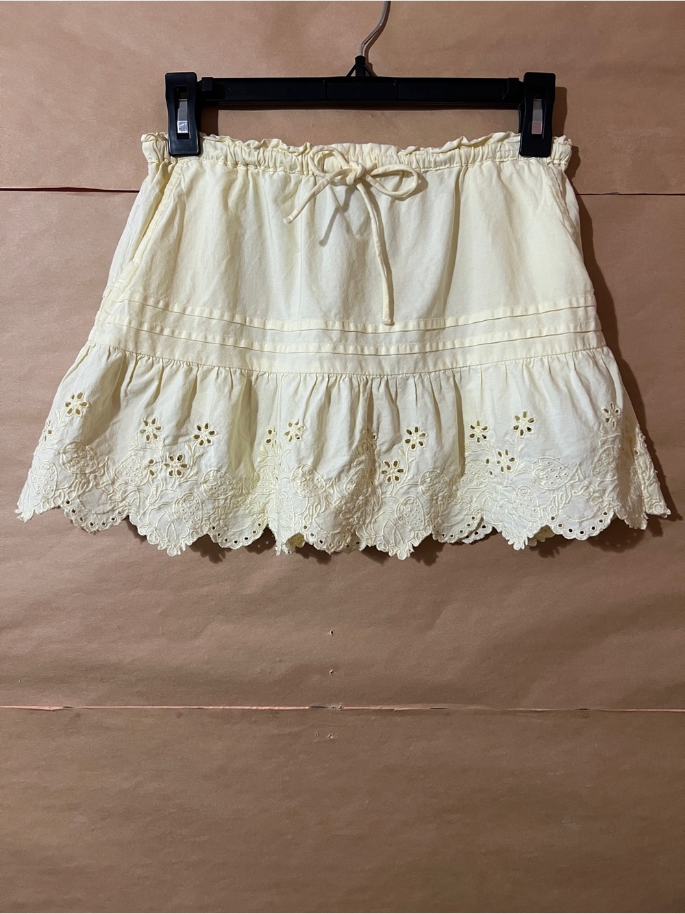Damson Madder | Gabriette Mini Skirt Broderie Anglaise Embroidered Eyelet Size 4